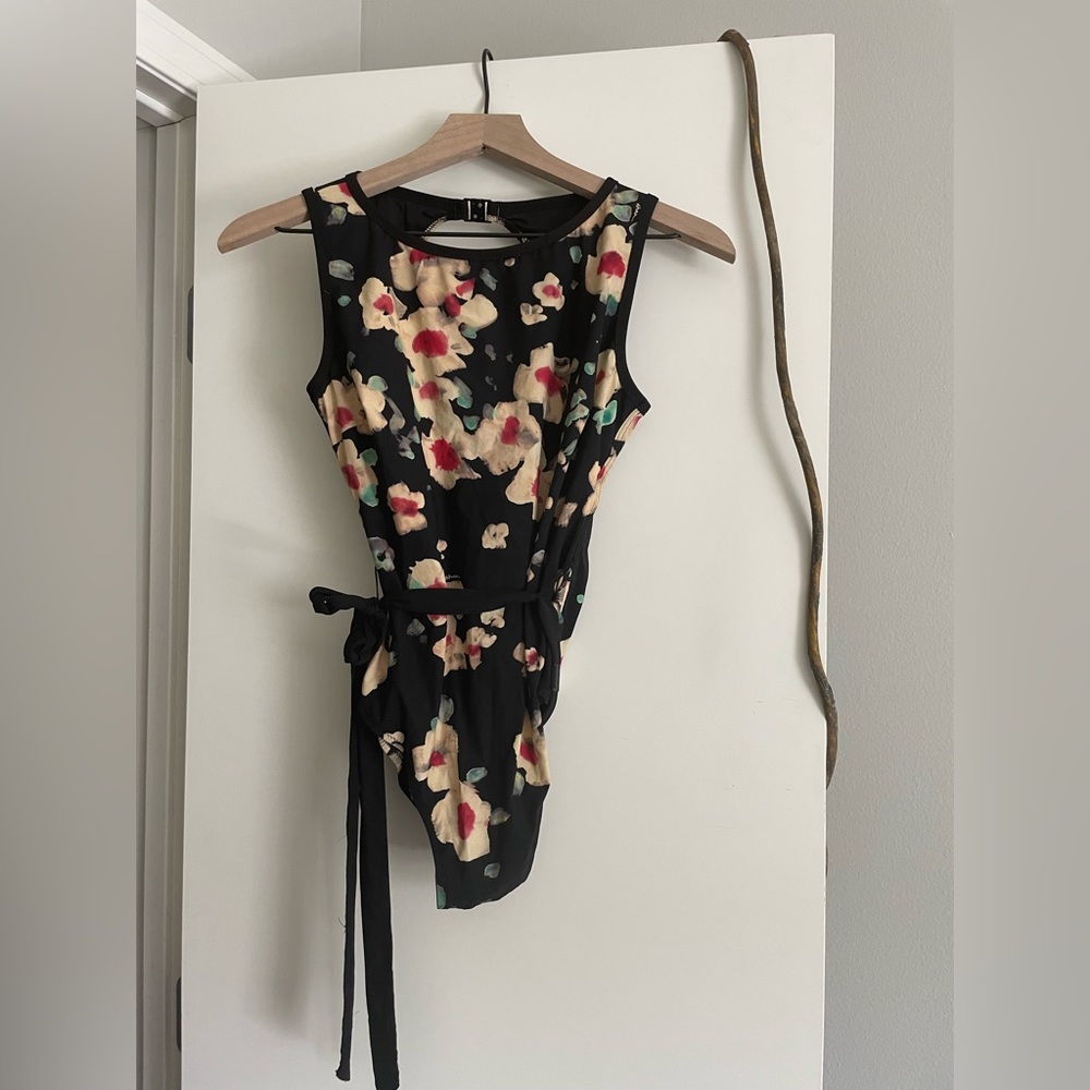 Designer one piece swimsuit